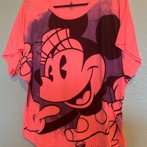 Hot Pink Minnie Mouse Shirt